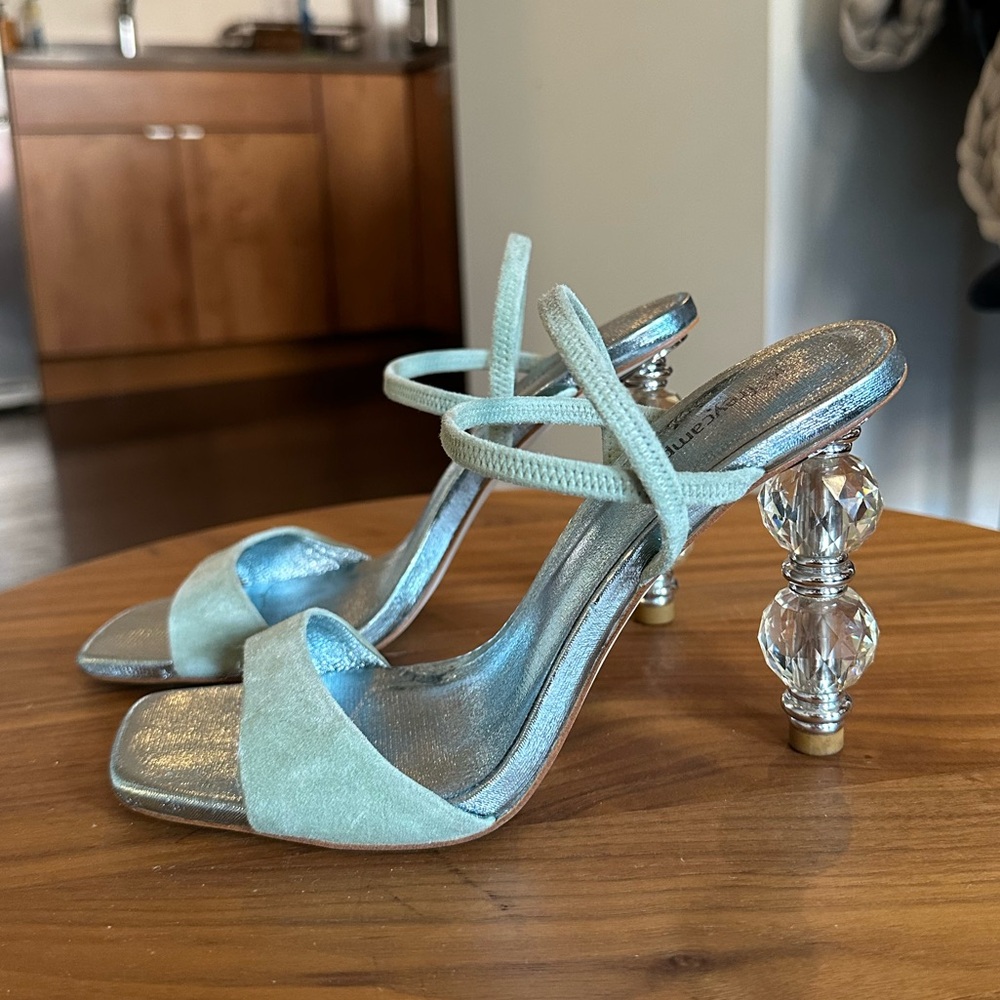 Jeffrey Campbell Crystal Sandal Heels
